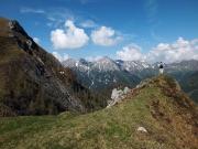 18 Sul cocuzzolo con vista in Secco, Pegherolo, Cavallo,...
